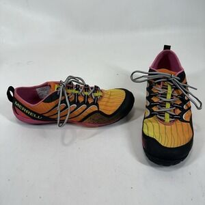 Merrell Womens Barefoot Lithe Glove Trail Running Shoes Cosmo Pink Size 9.5